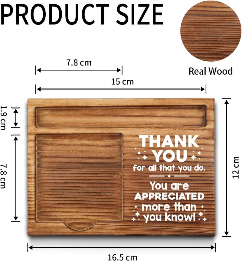 akeke Teacher Sticky Note Holder, Thank You Teacher Appreciation Gifts from Student Self-Stick Note Pad Holders GSH24 - Image 2